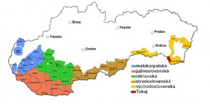 oblasti slovenska
